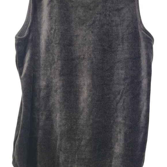 NWT GAP Women's Velvet Velour Stretch Mock Neck Bodysuit Color Black Size XL - Picture 12 of 13